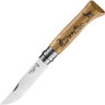 Нож OPINEL №8, нержавеющая сталь, рукоять дуб, гравировка серна, 002336